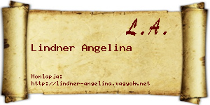 Lindner Angelina névjegykártya